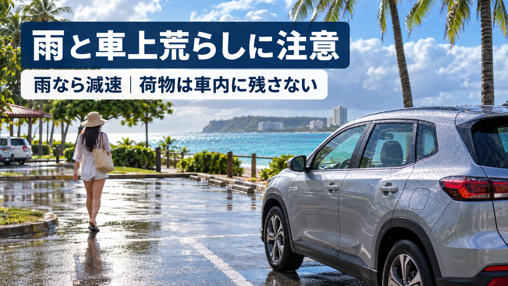 グアムの道路事情と天候ルール