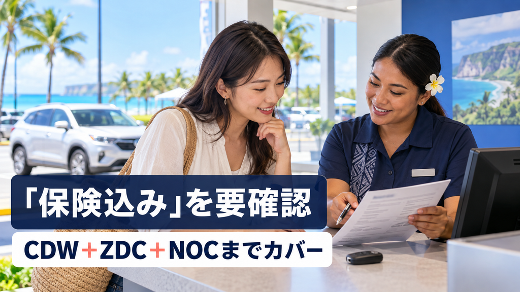 レンタカーの「保険込み」に注意!グアムの交通ルールを守る安心プランの選び方