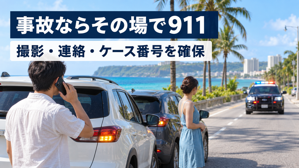 グアムの交通ルールに基づく緊急対応マニュアル