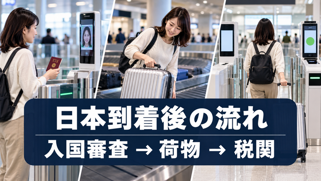 日本到着後の流れ
