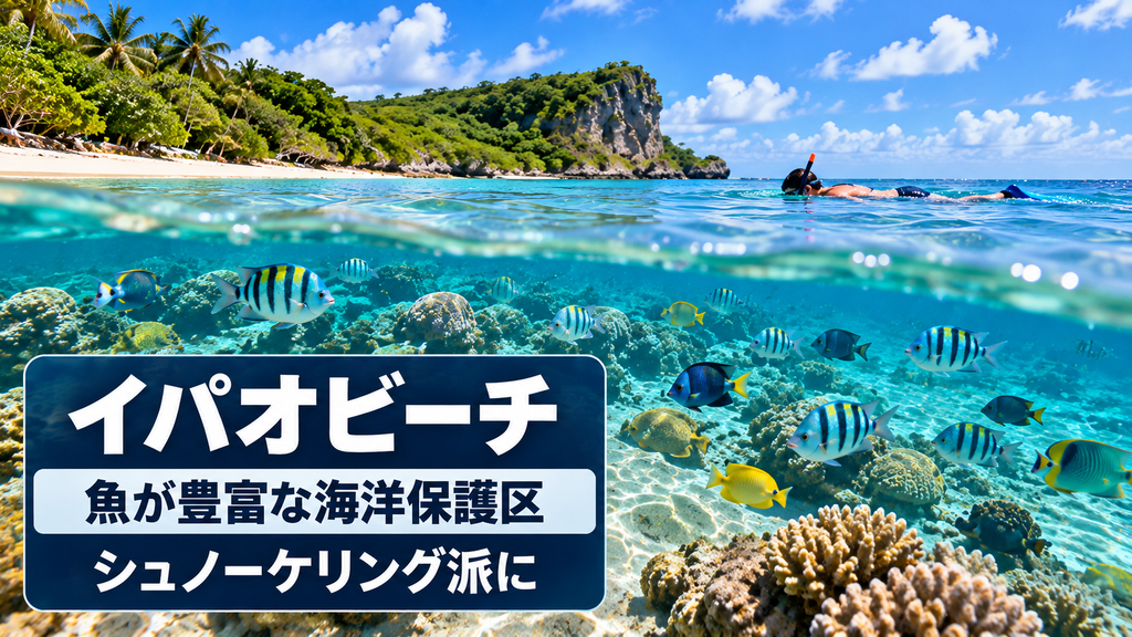 【イパオビーチ】シュノーケリング天国