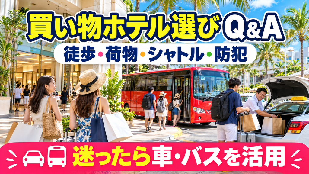 グアム買い物ホテル選びQ&A