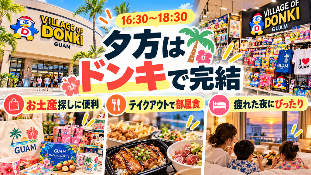 「Village of Donki」でお土産購入&部屋食ディナー