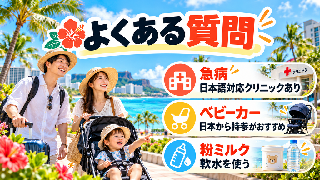 子連れグアム旅行のよくある質問（Q&A）