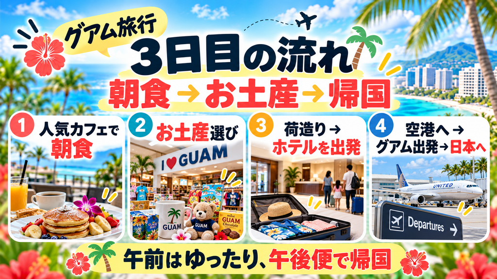 3日目:朝食→昼寝→モール