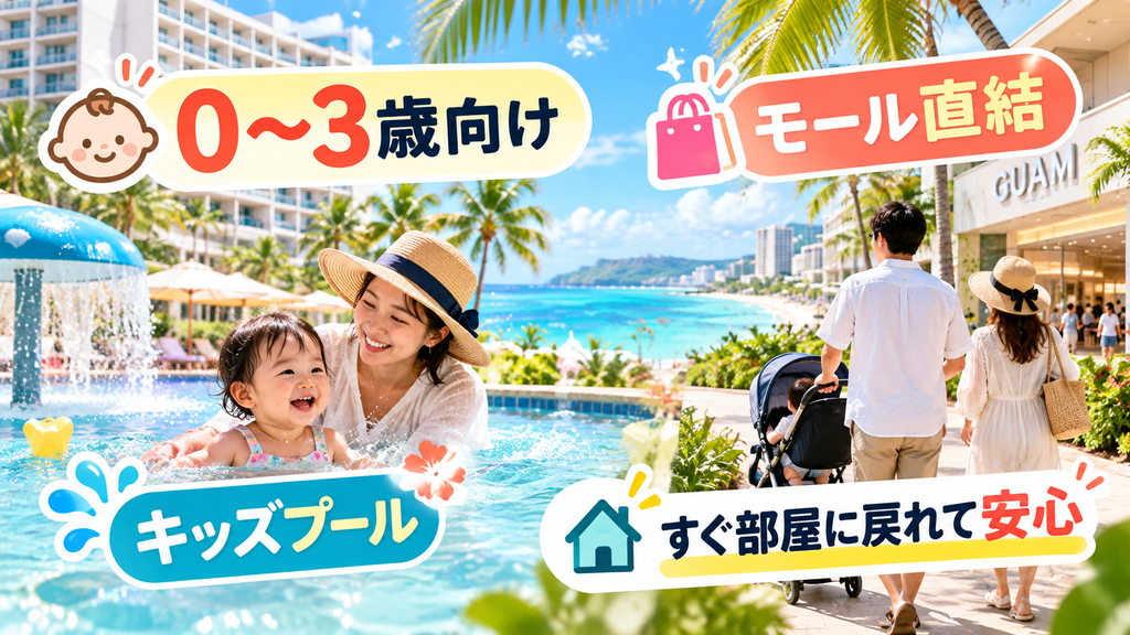 デュシット・ビーチ・リゾート・グアム(0〜3歳の乳幼児向け)