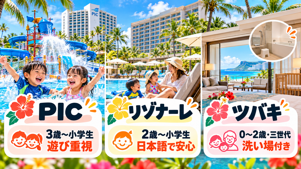 グアムの子連れおすすめホテル比較！
