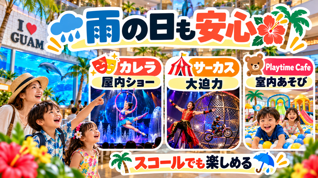 グアム旅行で雨が降ったら?