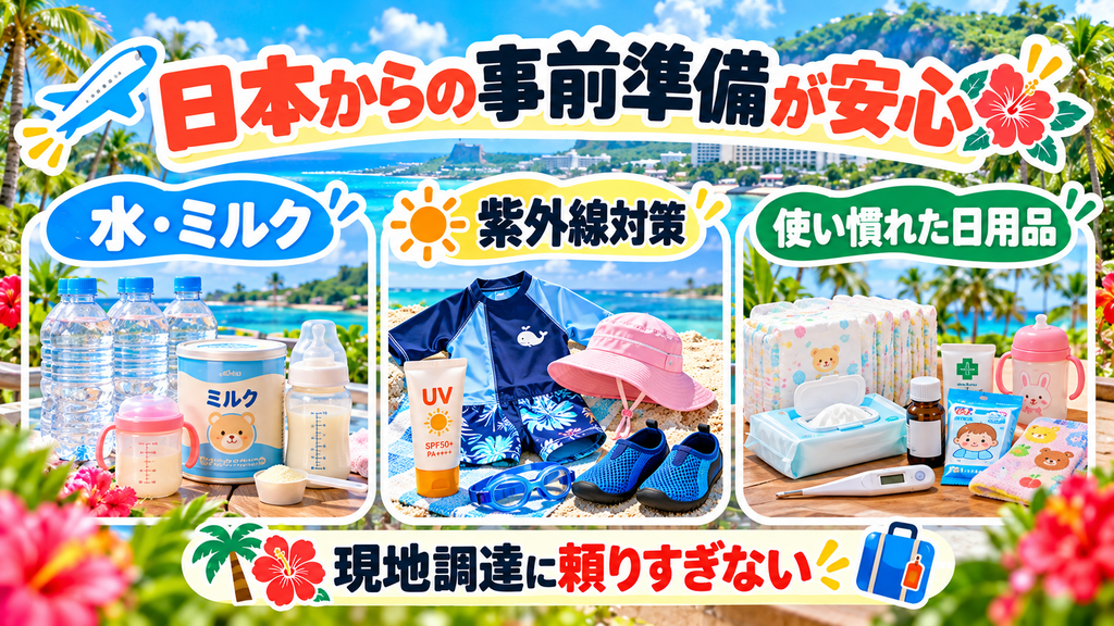 水・紫外線・食事！現地調達に頼らない日本からの事前準備