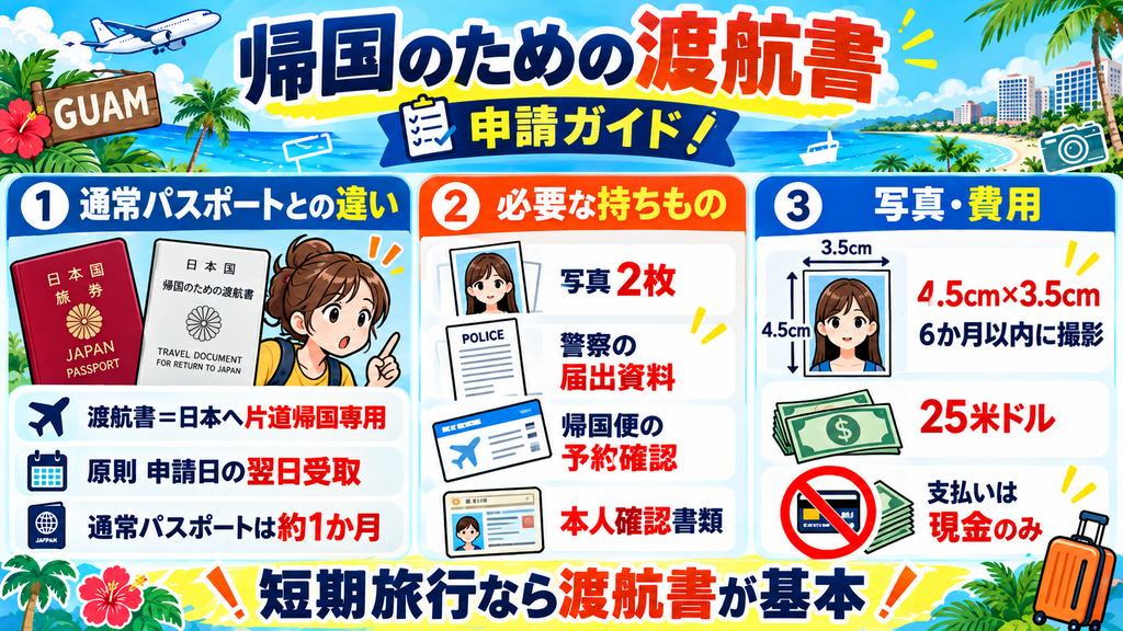 最短で帰国する「帰国のための渡航書」申請ガイド