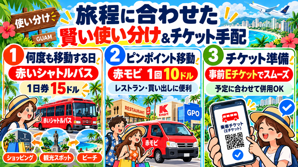 旅程に合わせた使い分け