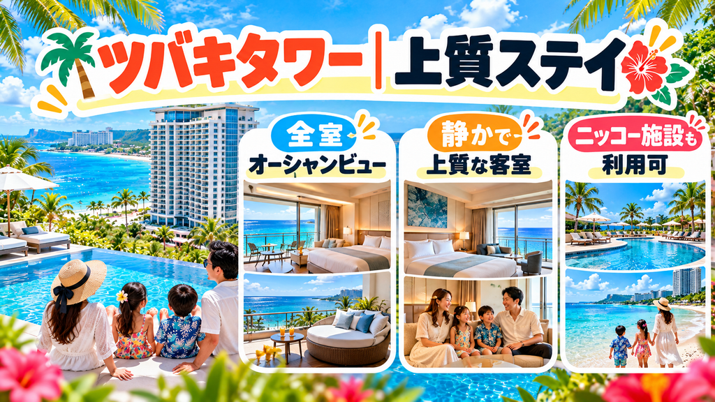 上質なリゾートステイを満喫するなら「ザ ツバキ タワー」